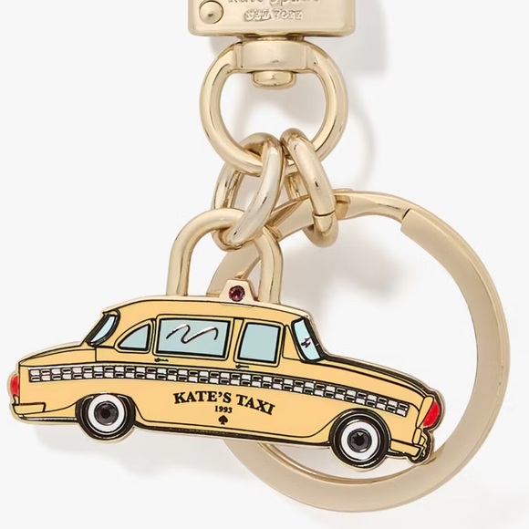 Kate Spade Taxi Keychain, New with tag - Picture 4 of 11